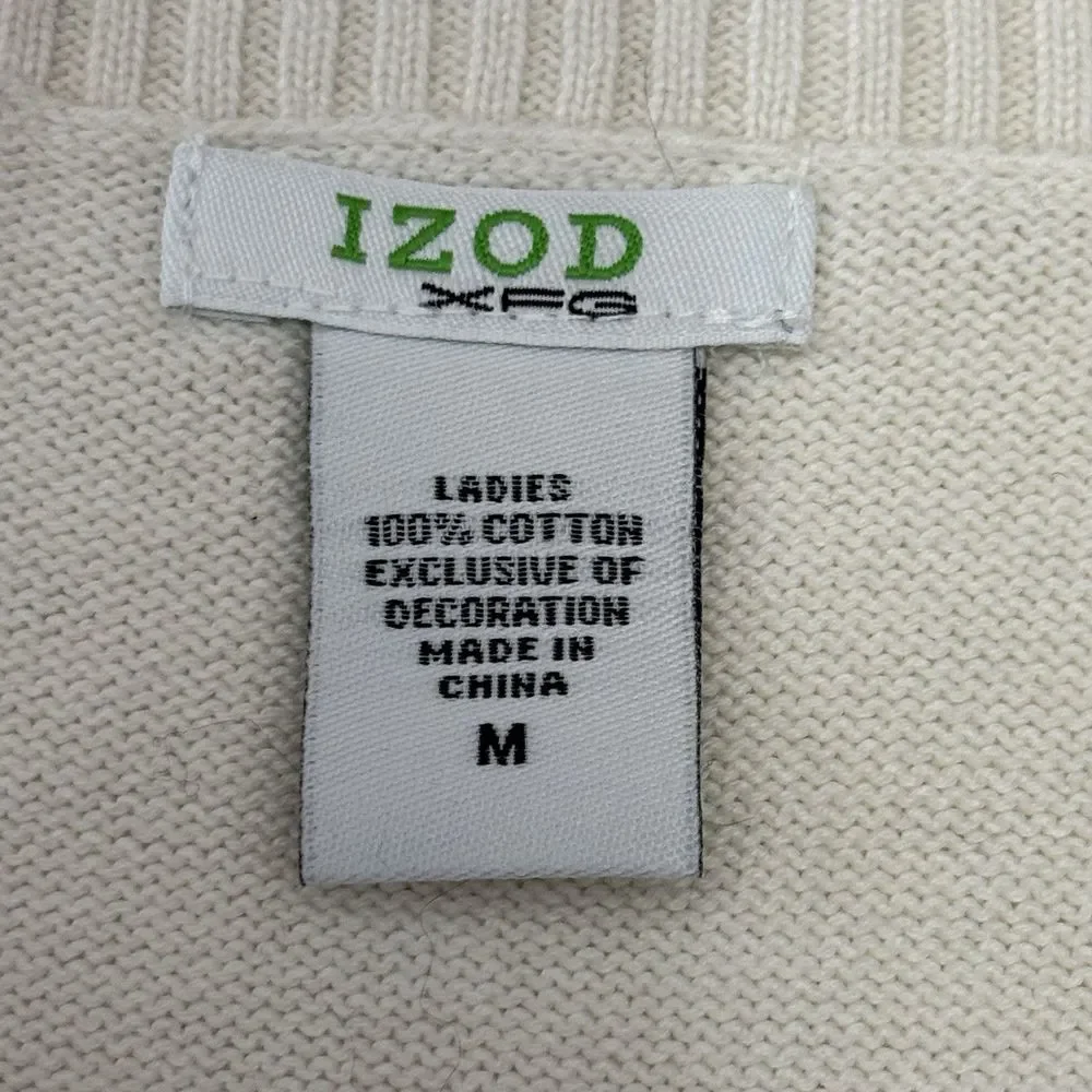 IZOD Sweater Vest Argyle Classic 100% Cotton Golf Preppy - Picture 12 of 12